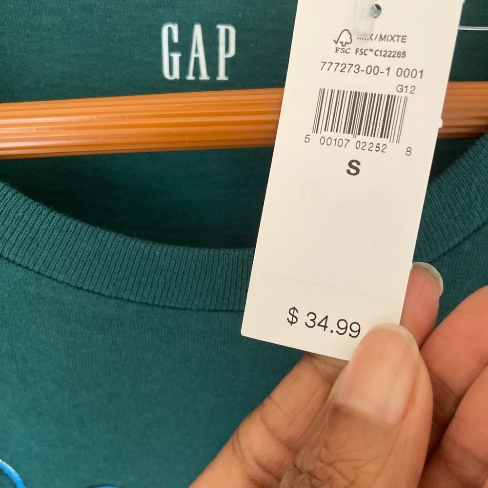 Men’s Jean-Michel Basquiat Graphic T-shirt GAP Size S - Picture 2 of 4